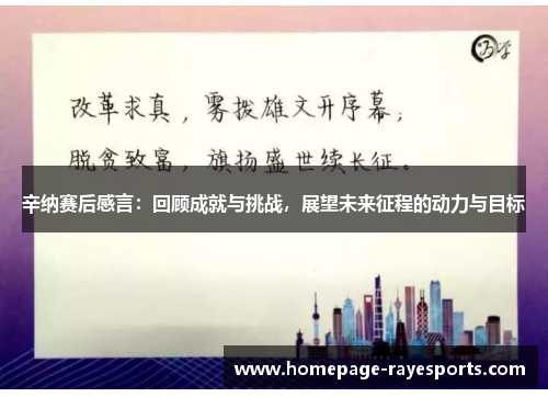 辛纳赛后感言：回顾成就与挑战，展望未来征程的动力与目标